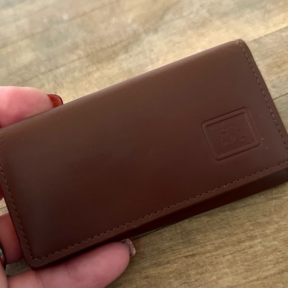 Burberry Brown Leather Key Case Holder - Picture 10 of 10